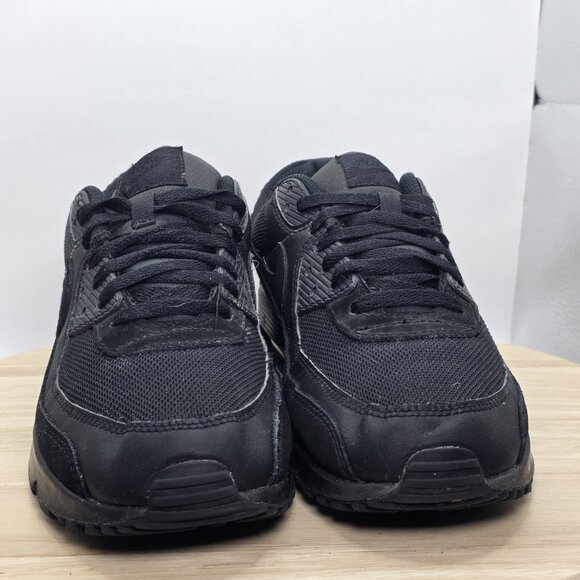 Men's Size 10.5 US - Air Max 90 Sneakers Triple Black Running Shoes - Picture 2 of 9
